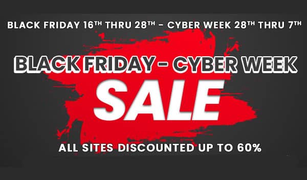 Black Friday - Cyber Week Sale